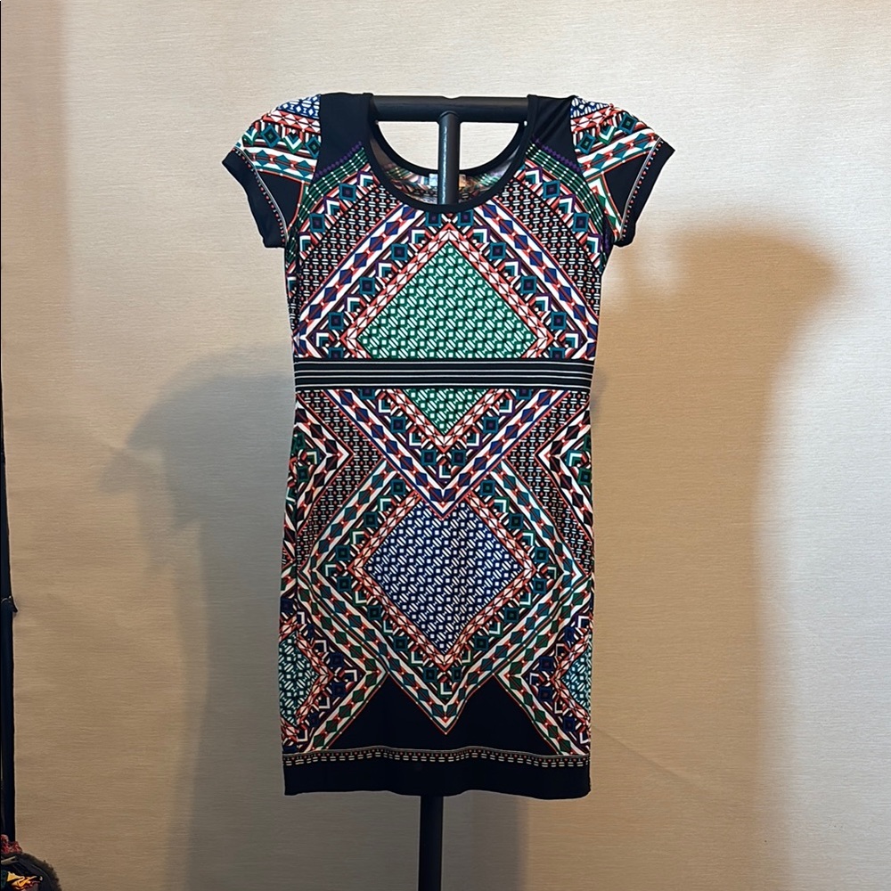 Calvin Klein Multicolor Geometric Mini Dress